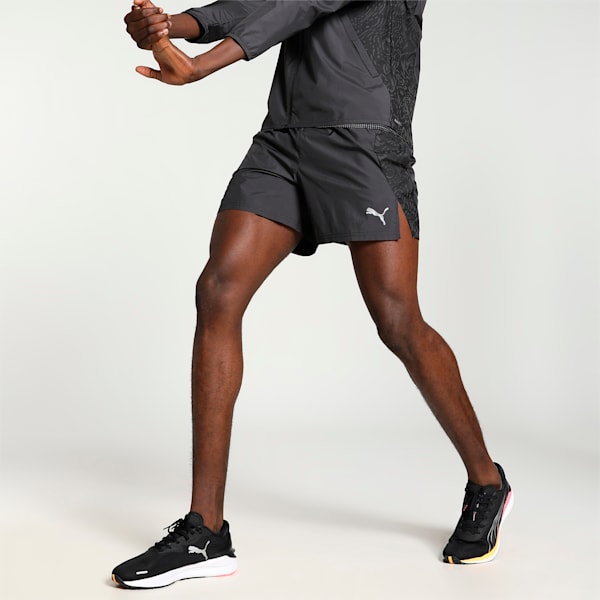 RUN PUMA Men's 5" Running Shorts, PUMA Black, extralarge-IND